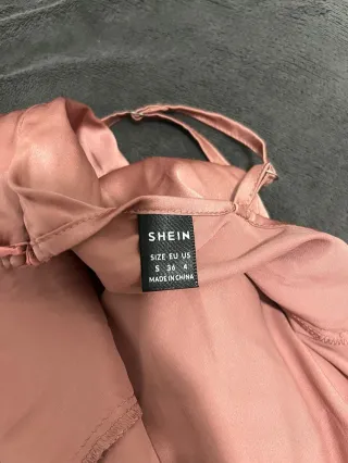 vestido rosa de shein