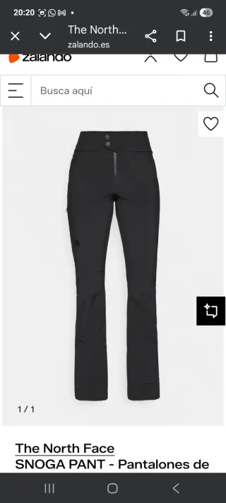 Pantalón de esquí North Face mujer