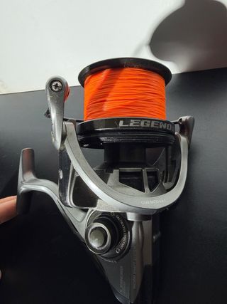 Carrete Pesca Legend GTR9000 Naranja