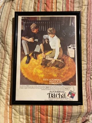 Alfombras Dacha Publicidad Antigua Original