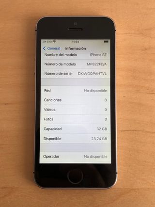 iPhone SE 2016 Batteria al 100%