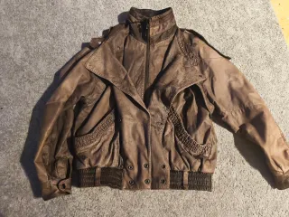 Chaqueta Cuero Paolo Negrato Unisex Marrón