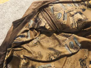 Chaqueta Cuero Paolo Negrato Unisex Marrón