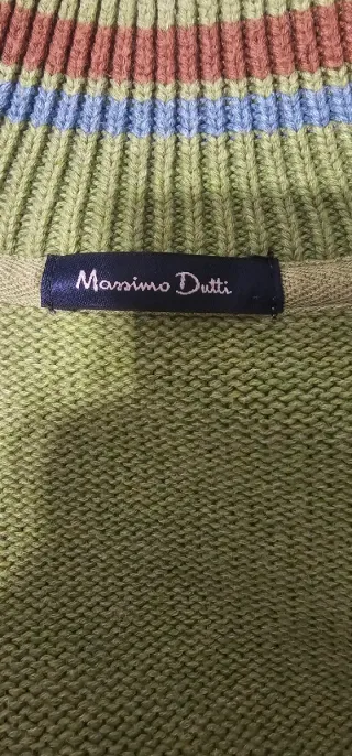 Cárdigan Massimo Dutti Verde