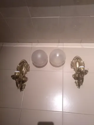 Apliques de bronce estilo clásico