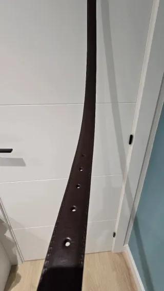 Cinturón reversible piel niño 80cm