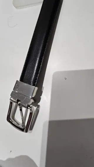 Cinturón reversible piel niño 80cm