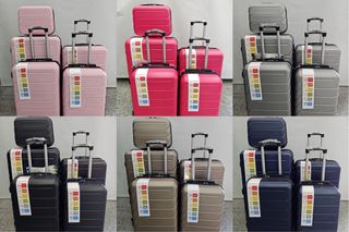 Oferta juego 4 maletas y neceseres