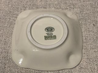 Cenicero Porcelana Bauscher Weiden Floral