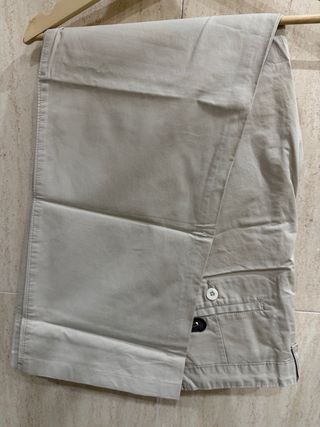 Pantalón chino hombre beige