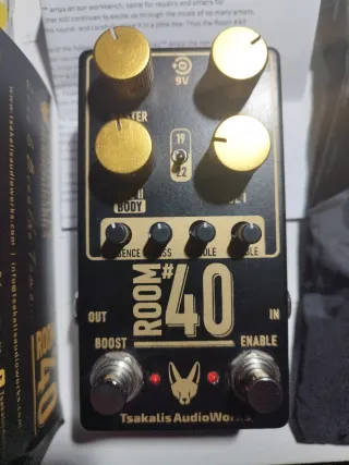 Pedale chitarra Tsakalis Audioworks Room 40#