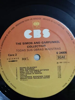Simon & Garfunkel Collection Vinolo