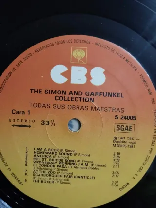 Simon & Garfunkel Collection Vinolo