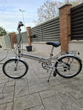 Bicicleta Plegable Monty F19 Plata LOGIK