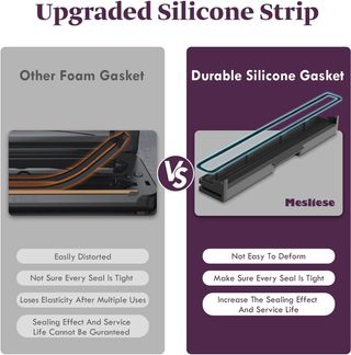 Mesliese 85kPa 120W Envasadora al Vacio, Sellador