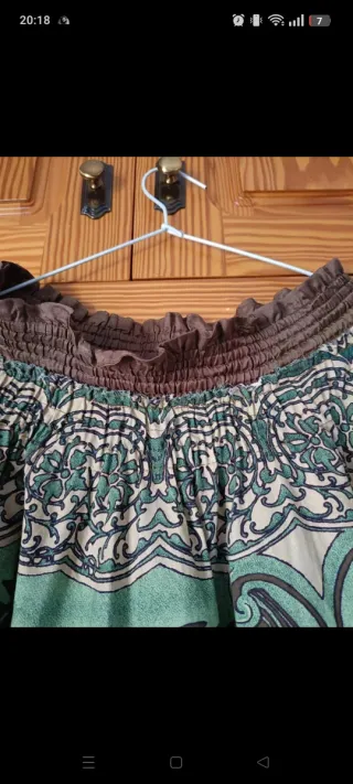 Falda estampada Mango Talla M