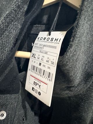 Chaqueta Koroshi gris