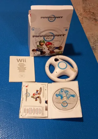 Mario Kart Wii con volante original