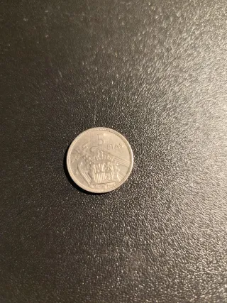 Moneda 5 Pesetas Franco 1957