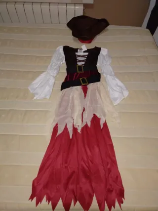 Disfraz Pirata Niña talla 5-6