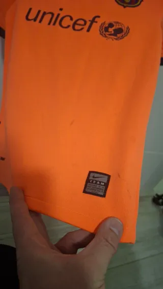 Camiseta FC Barcelona Infantil Naranja