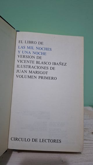 El Libro de las Mil y Una Noches .