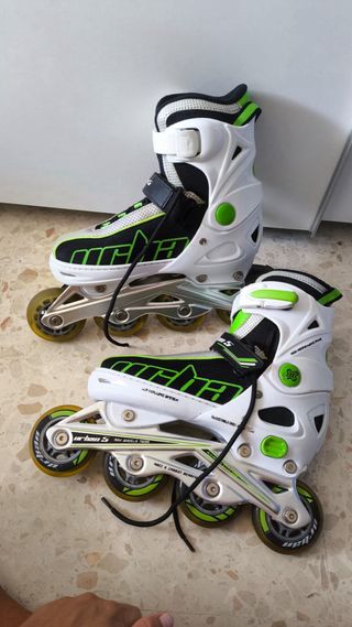 Patines en línea talla (usados 1 vez)
