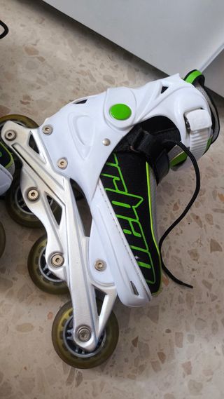 Patines en línea talla (usados 1 vez)