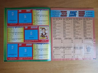 Álbum Panini EURO 1996 Original