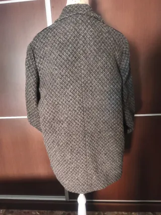 Bonito chaquetón mujer gris