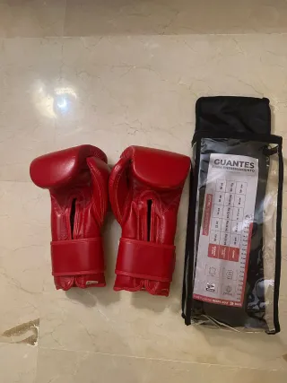 Guantes Boxeo Cleto Reyes 16 oz Rojo