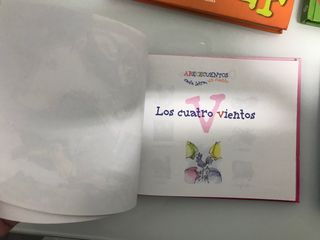 coleccion de 4 libros para enseñar las letras