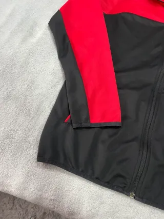 TrackJacket Adidas Vintage Roja y Negra – Talla M