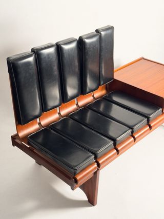 Banco Modular de Teca Barovero Mobili 1960s