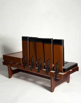 Banco Modular de Teca Barovero Mobili 1960s