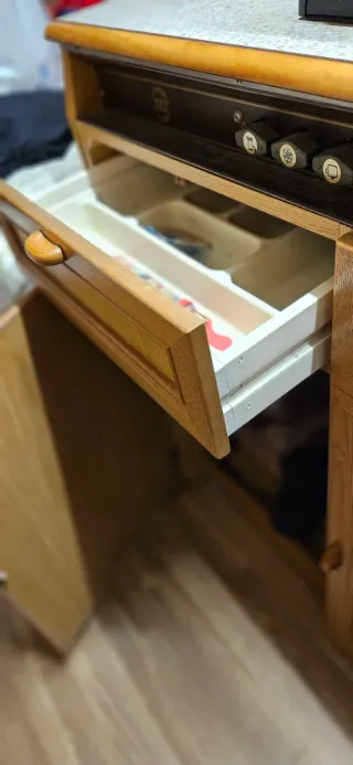 Cocina y nevera para caravana para desmontar