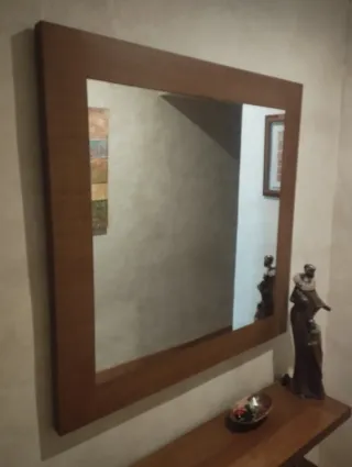 Mueble de entrada madera maciza