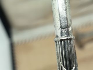 Antigua pluma y sello de plata 800 argent zilver