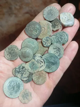 Lote monedas antiguas españolas