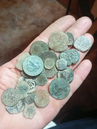 Lote monedas antiguas españolas