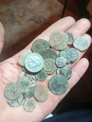 Lote monedas antiguas españolas