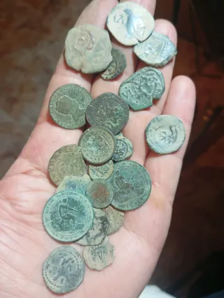 Lote monedas antiguas españolas