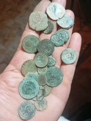 Lote monedas antiguas españolas