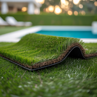 Césped artificial reutilizado