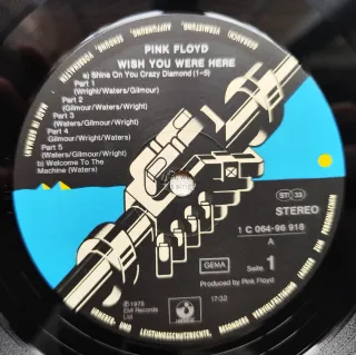 LP 1976 🇩🇪 PINK FLOYD - WISH YOU WERE HERE