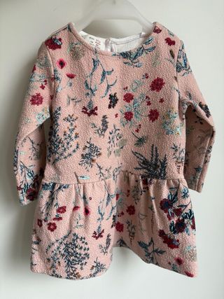 Vestido Zara bebé 9/12 meses floral