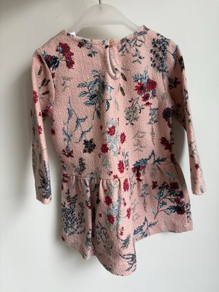Vestido Zara bebé 9/12 meses floral
