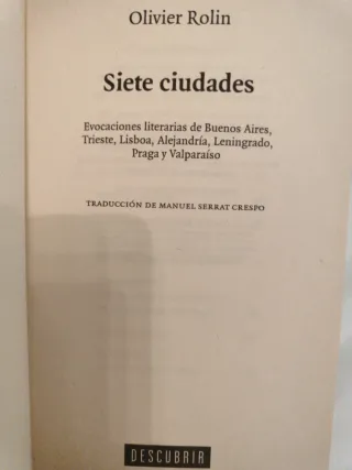 "Siete ciudades: evocaciones literarias
