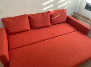 Sofá Cama Ikea Friheten Naranja/Rojo