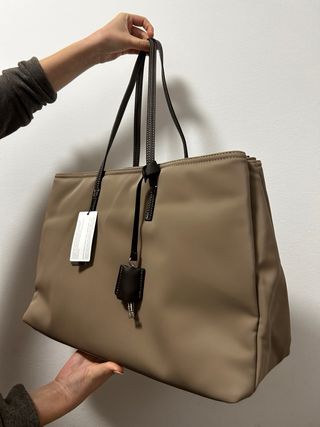 Bolso Parfois Beige y Marrón